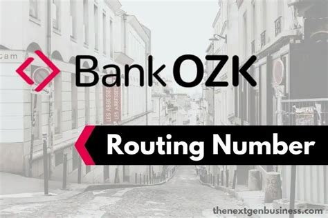 This full-service Bank OZK banking center is conveniently located to serve and support the families and businesses that make up this community. . Routing number bank ozk